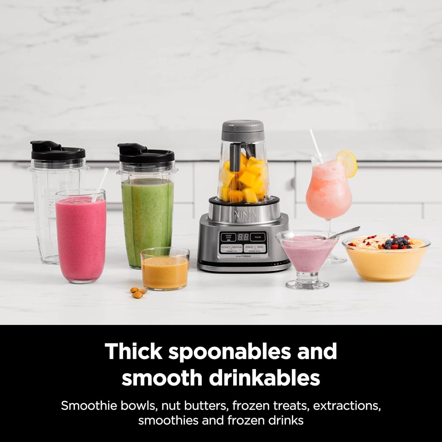 imageNinja Blenders for Kitchen  Smoothie Blender Mixer Grinder  Premium Blending Performance for Sauces Frozen Drinks and More  1200 Peak Watt Motor  SS101 Foodi Personal Smoothie Maker