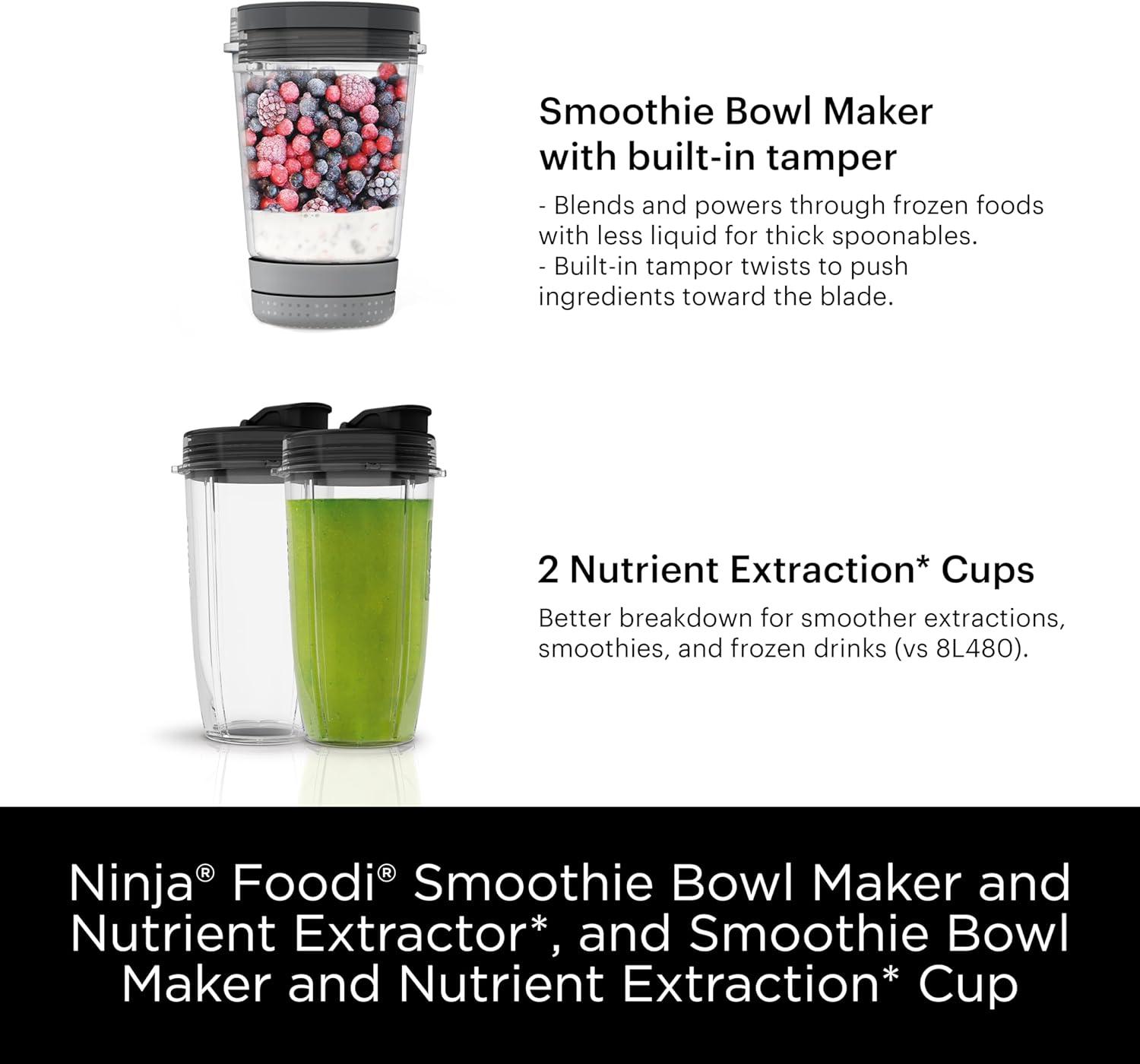 imageNinja Blenders for Kitchen  Smoothie Blender Mixer Grinder  Premium Blending Performance for Sauces Frozen Drinks and More  1200 Peak Watt Motor  SS101 Foodi Personal Smoothie Maker