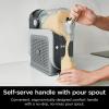 imageNinja FS301 Professional Maker with RapidChill Technology 88 oz Drink ampamp Slushie Machine 5 Preset Programs Frozen Margaritas Frapps and More Premium Accents Black Renewed72 oz  3 Presets