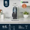 imageNinja FS301 Professional Maker with RapidChill Technology 88 oz Drink ampamp Slushie Machine 5 Preset Programs Frozen Margaritas Frapps and More Premium Accents Black Renewed88 oz  5 Presets