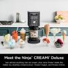 imageNinja NC501 CREAMi Deluxe 11in1 Ice Cream ampamp Frozen Treat Maker with 2 XL Family Size Pint Containers Black RenewedBlack