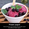 imageNinja NC501 CREAMi Deluxe 11in1 Ice Cream ampamp Frozen Treat Maker with 2 XL Family Size Pint Containers Black RenewedDark SIlver