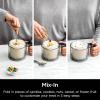 imageNinja NC501 CREAMi Deluxe 11in1 Ice Cream ampamp Frozen Treat Maker with 2 XL Family Size Pint Containers Black RenewedDark SIlver