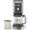 imageNinja NC501 CREAMi Deluxe 11in1 XL Ice Cream Maker Silver Renewed Bundle with 2 YR CPS Enhanced Protection Pack