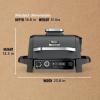 imageNinja OG751 Woodfire Pro Outdoor Grill with BuiltIn Thermometer 7in1 Master Grill BBQ SmokerampampOutdoor Air Fryer plus BakeRoast DehydrateampampBroilWoodfire Technologywith All Purpose Blend Pellets2lb AllPurpose  Sample Pellets