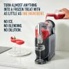imageNinja SLUSHi Professional Frozen Drink Maker with RapidChill Technology 88 oz Frozen Drink ampamp Slushie Machine 5 Preset Programs Frozen Margaritas Frapps and More Orange Mango FS301ORBlack