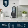imageNinja SLUSHi Professional Frozen Drink Maker with RapidChill Technology 88 oz Frozen Drink ampamp Slushie Machine 5 Preset Programs Frozen Margaritas Frapps and More Orange Mango FS301ORBlack
