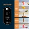imageNinja SLUSHi Professional Frozen Drink Maker with RapidChill Technology 88 oz Frozen Drink ampamp Slushie Machine 5 Preset Programs Frozen Margaritas Frapps and More Orange Mango FS301ORBlack