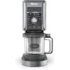 imageNinja NC501 CREAMi Deluxe 11in1 Ice Cream ampamp Frozen Treat Maker with 2 XL Family Size Pint Containers Black RenewedSilver