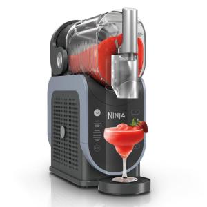 imageNinja FS301 Professional Maker with RapidChill Technology 88 oz Drink ampamp Slushie Machine 5 Preset Programs Frozen Margaritas Frapps and More Premium Accents Black Renewed88 oz  5 Presets