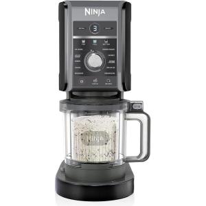 imageNinja NC501 CREAMi Deluxe 11in1 Ice Cream ampamp Frozen Treat Maker with 2 XL Family Size Pint Containers Black RenewedBlack
