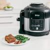 imageNinja OS301 Foodi 10in1 Pressure Cooker and Air Fryer with Nesting Broil Rack 65 Quart Stainless Steel
