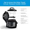 imageNinja OS301 Foodi 10in1 Pressure Cooker and Air Fryer with Nesting Broil Rack 65 Quart Stainless Steel