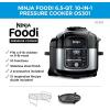 imageNinja OS301 Foodi 10in1 Pressure Cooker and Air Fryer with Nesting Broil Rack 65 Quart Stainless Steel