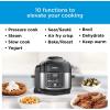 imageNinja OS301 Foodi 10in1 Pressure Cooker and Air Fryer with Nesting Broil Rack 65 Quart Stainless Steel