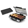 imageNinja Sizzle Pro XL 20Inch Indoor Griddle  Grill Detachable Ventilated Lid Grease Control Ceramic Nonstick Plates Even EdgetoEdge Cooking Extra Large Capacity Versatile Silver GX101
