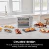 imageNinja Double Stack XL Countertop Oven ampamp Air Fryer 12in1 Flexdoor FlavorSeal SMART FINISH with DualZone Technology Countertop Oven Air Fryer Bake Broil Reheat Pizza Stainless Steel DCT601 RenewedStainless 12in1