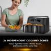 imageNinja Dual Zone Air Fryer AF300 Granite Grey