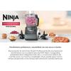 imageNinja FP601CO Professional Plus Food Processor 1000 Peak Watts 4 Functions for Chopping Slicing Purees ampamp Dough with 9Cup Processor Bowl 4 Blades Food Chute ampamp Pusher Renewed
