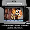 imageNinja FlexFlame Master Grill Pack Electric ampamp Propane 5in1 Cooking System Includes FlexFlame Premium Grill Grate Half Griddle Expandable Roast ampamp Smoke Rack