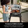 imageNinja OG901 Woodfire ProConnect XL Outdoor Grill ampamp Smoker Wifi ampamp Bluetooth App Enabled 7in1 Master Grill BBQ Smoker Outdoor Air Fryer Woodfire Technology BuiltIn Thermometer Coastal Blue
