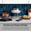 imageNinja Crispi Pro 6in1 Glass Air Fryer  6qt ampamp 25qt Glass Containers with Storage Lids  NonToxic  Meal Prep Microwave Freezer ampamp Dishwasher Safe  Air Fry Bake ampamp More  Cyberspace  AS101CYBone
