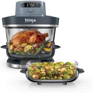 imageNinja Crispi Pro 6in1 Glass Air Fryer  6qt ampamp 25qt Glass Containers with Storage Lids  NonToxic  Meal Prep Microwave Freezer ampamp Dishwasher Safe  Air Fry Bake ampamp More  Cyberspace  AS101CYCyberspace