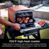 imageNinja Woodfire Outdoor Pizza Oven 5in1 Portable Electric Roaster Oven Heats up to 700F 5 Artisan Pizza Settings Integrated BBQ Smoker Box Includes Flavored Wood Pellets Terracotta Red