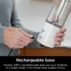 imageNinja Blast 16 oz Personal Portable Blender with Leak Proof Lid and Easy Sip Spout Perfect for Smoothies Cordless USBC Rechargeable Dishwasher Safe Parts Renewed WhiteWhite