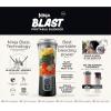 imageNinja Blast 16 oz Personal Portable Blender with Leak Proof Lid and Easy Sip Spout Perfect for Smoothies Cordless USBC Rechargeable Dishwasher Safe Parts Renewed WhiteBlack