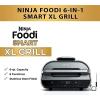 imageNinja FG551 Foodi Smart XL 6in1 Indoor Grill with Air Fry Roast Bake Broil Dehydrate Smart Thermometer BlackBlack OPEN BOX
