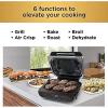 imageNinja FG551 Foodi Smart XL 6in1 Indoor Grill with Air Fry Roast Bake Broil Dehydrate Smart Thermometer BlackBlack OPEN BOX