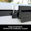 imageNinja FrostVault Padlocks 2Pack Durable Heavy Duty Hardened Steel Locks with Double Bolt Designed to Fit Ninja FrostVault