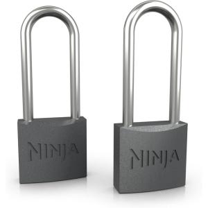 imageNinja FrostVault Padlocks 2Pack Durable Heavy Duty Hardened Steel Locks with Double Bolt Designed to Fit Ninja FrostVault