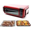imageNinja SP101 Foodi 8in1 Air Fry Large Toaster Oven FlipAway for Storage Dehydrate Keep Warm 1800w XL Capacity Renewed RED