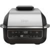 imageNinja EG201 Foodi 6in1 Indoor Grill with Air Fry Roast Bake Broil ampamp Dehydrate 2nd Generation BlackSilver RenewedNinja Foodi Grill