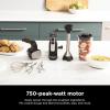 imageNinja CI101 Foodi Power Mixer System 750PeakWatt Immersion Blender and Hand Mixer EasyGlide Beaters Whisk 3Cup Blending Vessel Black Renewed