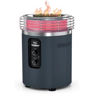 imageNinja Fireside360  Outdoor Heater ampamp Fire Pit 3 Modes Flame Heat Flame ampamp Heat Portable for Patio Deck Camping Beach  Easy Control Flames ampamp Heat Push to Start Ignition Cyberspace  OF101CY