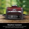 imageNinja OG701 Woodfire Outdoor Grill ampamp Smoker 7in1 Master Grill BBQ Smoker Air Fryer plus Bake Roast Dehydrate ampamp Broil uses Woodfire Pellets1 Pack Included Portable Electric Red