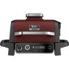 imageNinja OG701 Woodfire Outdoor Grill ampamp Smoker 7in1 Master Grill BBQ Smoker Air Fryer plus Bake Roast Dehydrate ampamp Broil uses Woodfire Pellets1 Pack Included Portable Electric Red