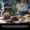 imageNinja Woodfire Adjustable Stand ampamp Side Table Electric Outdoor Oven ampamp BBQ Grill HeavyDuty Outdoor Cooking Table ampamp Pizza Oven 4718J800EUUK Black