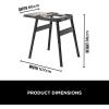 imageNinja Woodfire Adjustable Stand ampamp Side Table Electric Outdoor Oven ampamp BBQ Grill HeavyDuty Outdoor Cooking Table ampamp Pizza Oven 4718J800EUUK Black