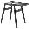 imageNinja Woodfire Adjustable Stand ampamp Side Table Electric Outdoor Oven ampamp BBQ Grill HeavyDuty Outdoor Cooking Table ampamp Pizza Oven 4718J800EUUK Black