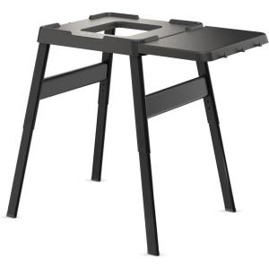 imageNinja Woodfire Adjustable Stand ampamp Side Table Electric Outdoor Oven ampamp BBQ Grill HeavyDuty Outdoor Cooking Table ampamp Pizza Oven 4718J800EUUK Black