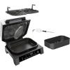 image:imageNinja DG551 Foodi Smart XL 6in1 Indoor Grill with Air Fry Roast Bake Broil amp Dehydrate Foodi Smart Thermometer 2nd Generation BlackSilver Renewed