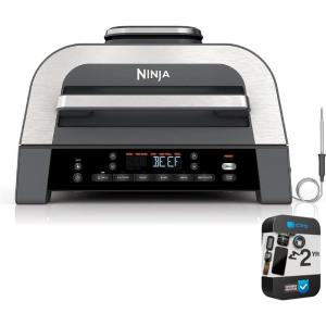 image:imageNinja DG551 Foodi Smart XL 6in1 Indoor Grill wSmart Cook System Renewed Bundle with 2 Year Enhanced Protection Pack
