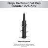 image:imageNinja BN701 Professional Plus Blender with AutoiQ and 64 oz max liquid capacity Total Crushing Pitcher in Grey RenewedGrey