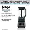 image:imageNinja BN701 Professional Plus Blender with AutoiQ and 64 oz max liquid capacity Total Crushing Pitcher in Grey RenewedGrey
