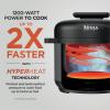 image:imageNinja HyperHeat 9in1 65qt Pressure Cooker  Steams Slow Cooks Sears Sauts Sous Vide Yogurt amp More  With SimpliServe Pot  Powerful 1200Watt  Grey  PC201GYGrey