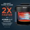 image:imageNinja HyperHeat 9in1 65qt Pressure Cooker  Steams Slow Cooks Sears Sauts Sous Vide Yogurt amp More  With SimpliServe Pot  Powerful 1200Watt  Grey  PC201GYBlue Macaron